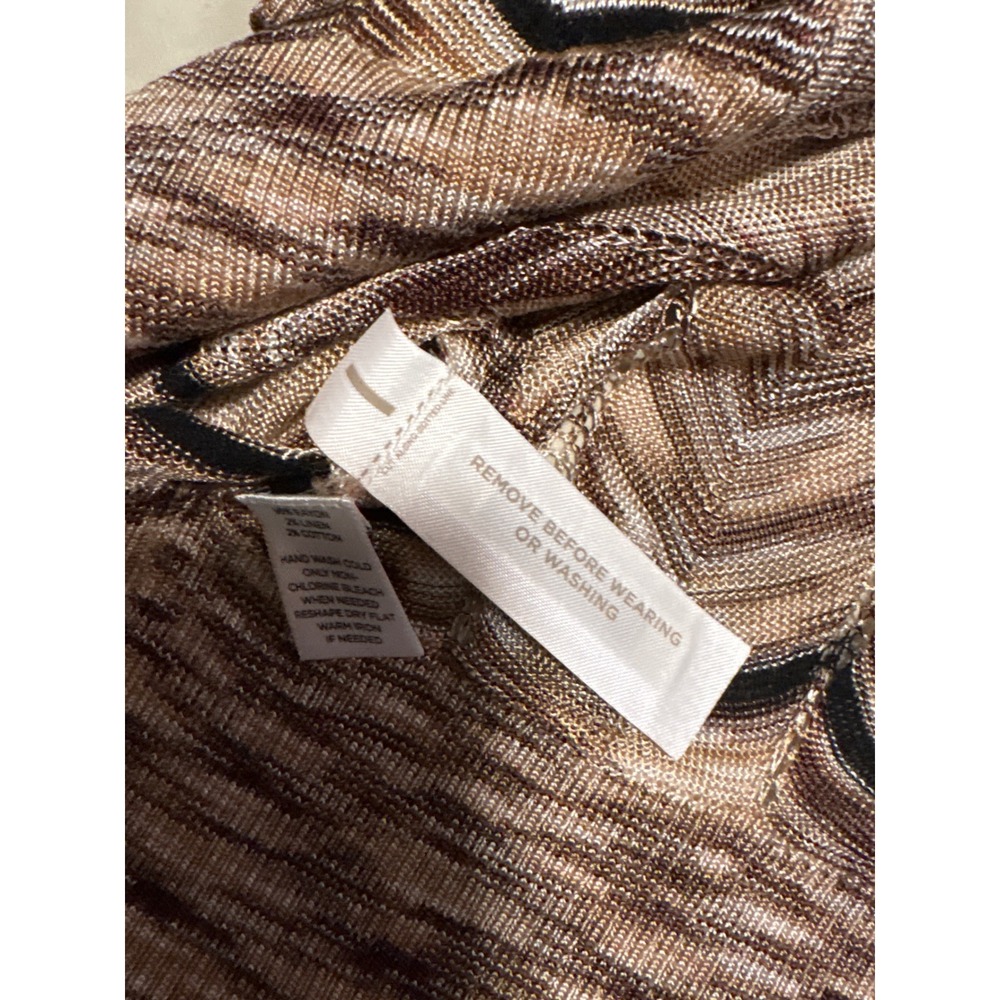 Loft Medium Cardigan Chevron Pattern Lightweight … - image 4